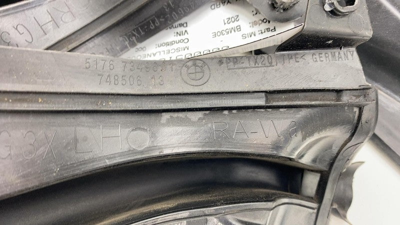 2018-2021 BMW 530e Front Underhood Cowl Center Partition Trim w/ Seal 