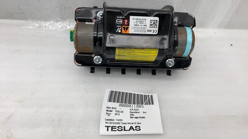⭕ 16-20 Tesla Model S Dashboard Instrument Panel Dash Airbag Right 146