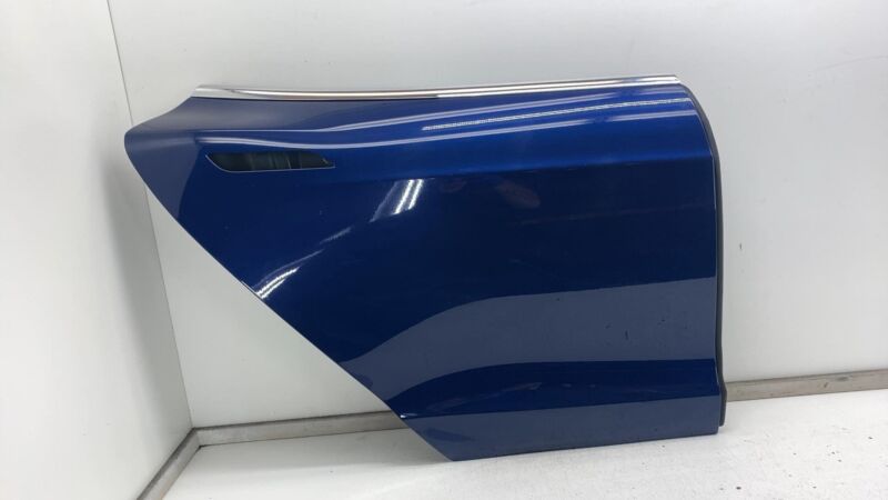 2012-2015 Tesla Model S Rear Passenger Side Door Shell Panel Right RH Blue PPSB