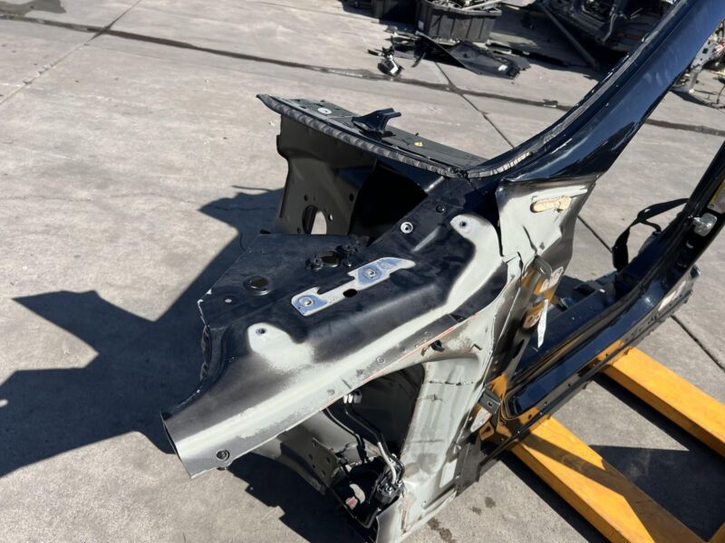 ⭕ 2012-2015 Tesla Model S Front Driver Body SIde A + B-Pillar Door Frame Left LH