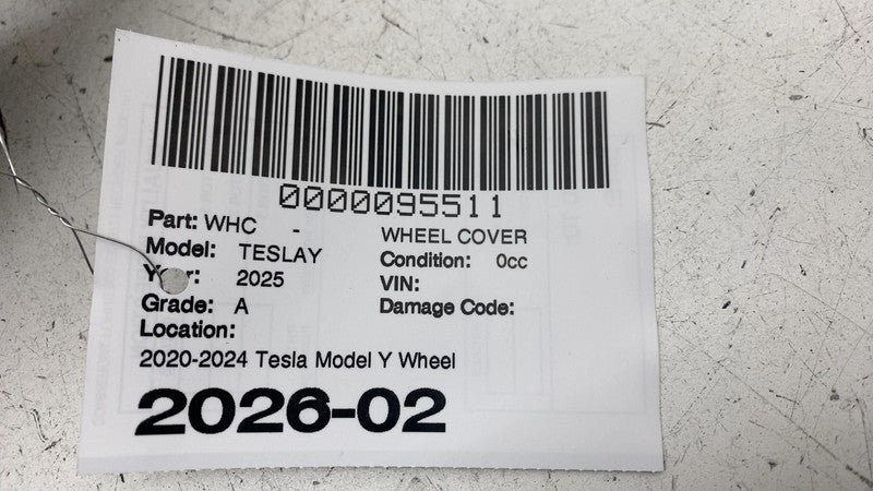 ⭕ 20-24 Tesla Model Y Wheel Rim Cover 19" Gemini Center Cap Silver 104