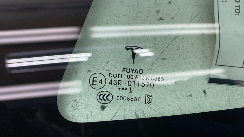 ⭕ 21-23 Tesla Model 3 M3 Rear Side Corner Window Quarter Glass Left 15