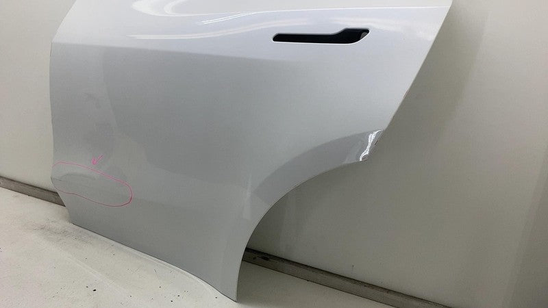 1493561-EC-A ❇️ 20-24 Tesla Model Y MY Rear Driver Side Door Shell Panel Left OEM White PPSW