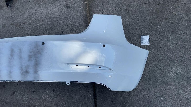2017-2022 Tesla Model 3 Rear Bumper Cover w/ Sensor Holes Pearl White 