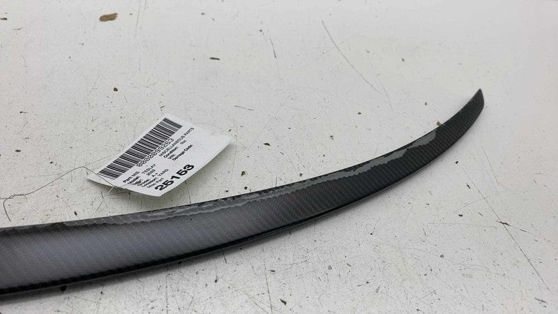 ⭕ 2020-2024 Tesla Model Y MY Rear Trunk Upper Carbon Fiber Spoiler 163