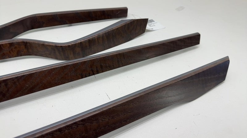 ⭕ 16-20 Tesla Model X SET of Front & Rear Left & Right Door Molding Tr