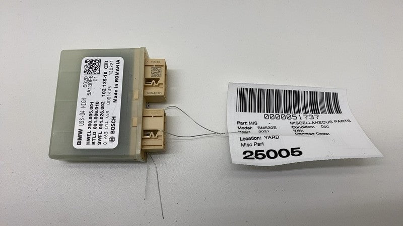 2021-2023 BMW 530e G30 PDC Parking Distance Aid Control Computer ECU M