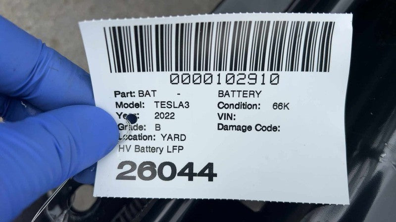 ⭕ 22-25 Model 3 LFP Lifepo4 Standard Range Battery Pack 60kWh RWD 1666