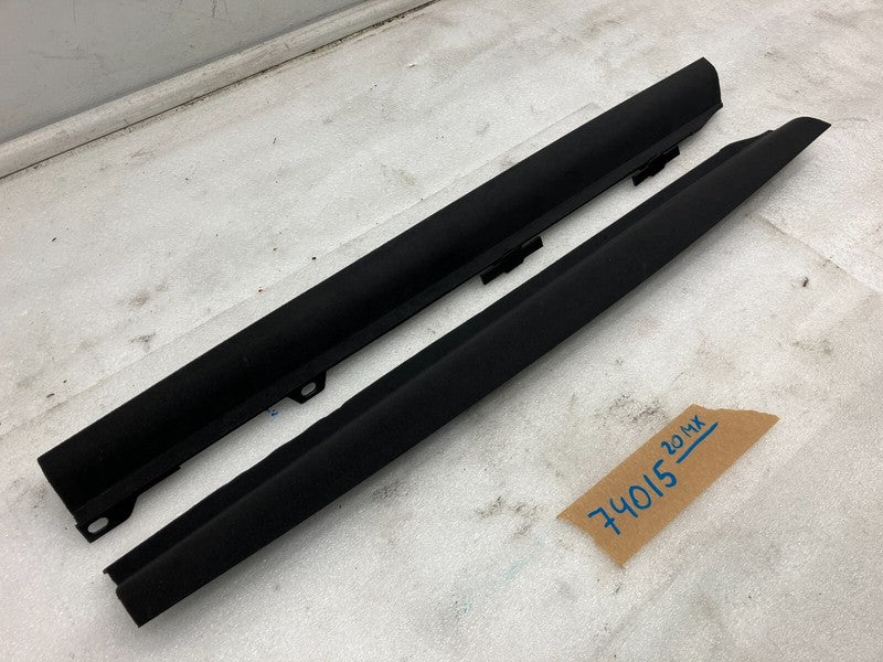 ⭕ 16-20 Model X MX Rear Left & Right Falcon Door Trim Mid Gap Hider 10