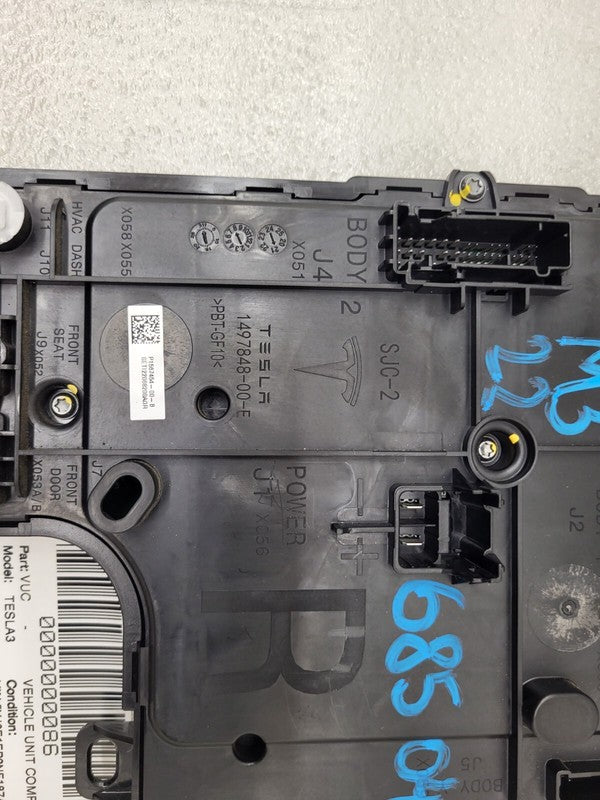 ⭕ 20-23 Tesla Model 3 Right Low Voltage Electronic Control Module 1567