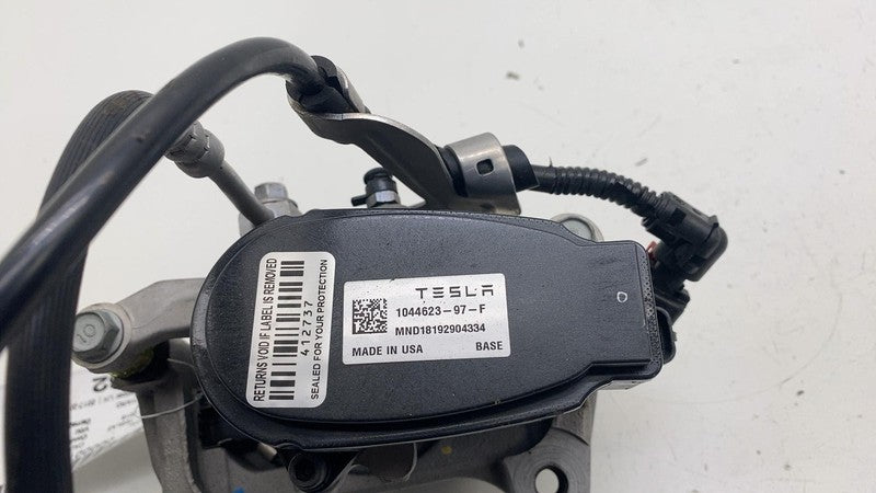 ⭕ 17-25 Tesla Model 3 M3 Rear Left Caliper w/ Brake Hose Line BASE 104