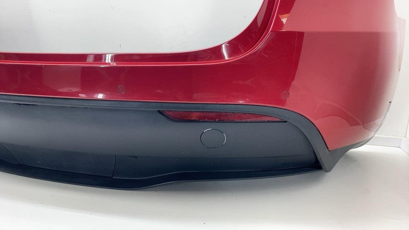149400600B ⭕ 2020-2022 Tesla Model Y Rear Bumper Cover w/ Park Sensor Red PPMR 1494006-00-B