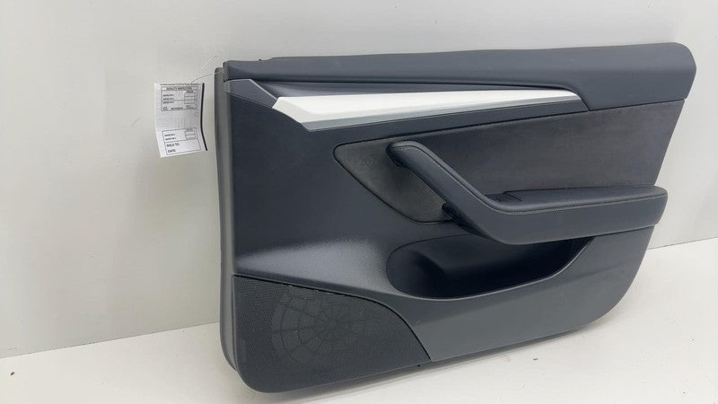 ⭕ 21-23 Model 3 Front Passenger Side Interior Door Panel Trim Card Right White