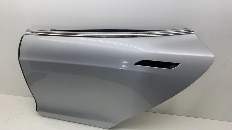⭕ 2012-2015 Tesla Model S Rear Driver Side Door Shell Panel Left Silve
