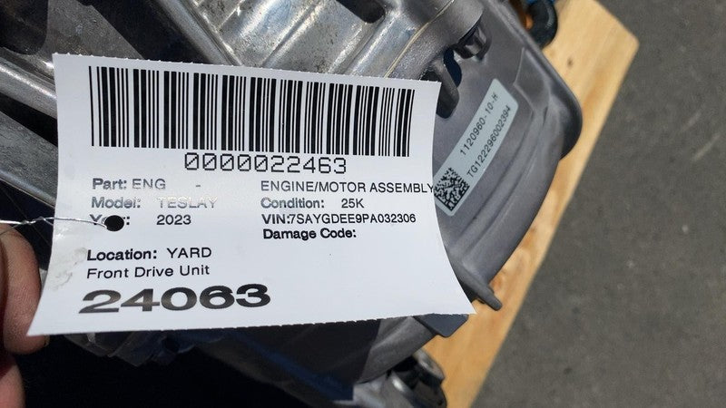 ⭕ 17-23 Tesla Model Y 3 Front Drive Unit Engine Electric Motor 25k 112