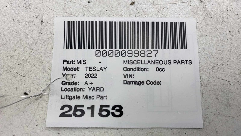 ⭕ 2020-2024 Tesla Model Y Rear Left Liftgate Upper Trim Bracket OEM 16