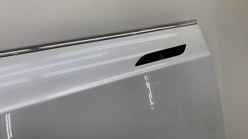 ⭕ 16-20 Model S Front Driver Side Door Shell Panel Left White PPSW 600
