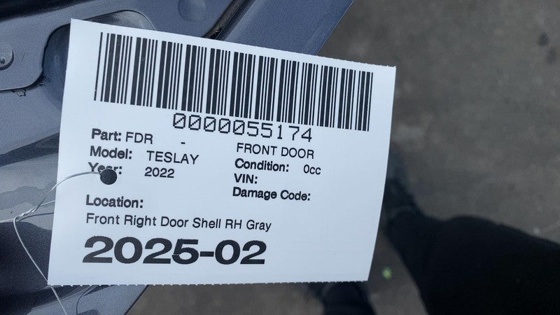⭕20-24 Tesla Model Y Front Passenger Side Door Shell Panel Right OEM G