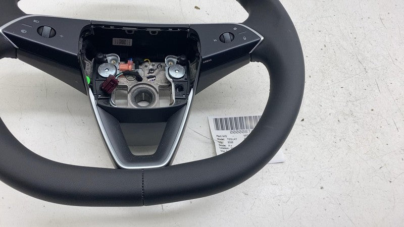 ⭕ 25-26 Tesla Model Y Juniper Steering Wheel Leather Black Heated 2003