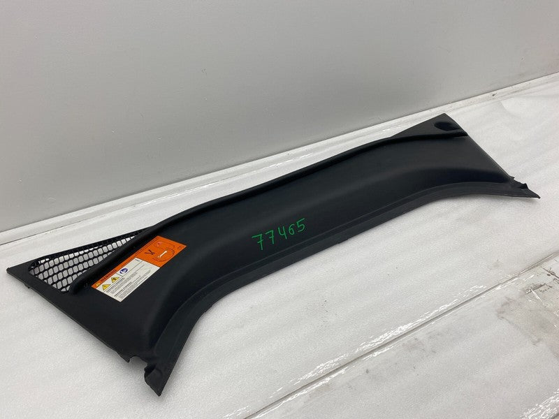 ⭕ 2012-2015 Tesla Model S Rear Under Hood Apron Windshield Cowl Vent Cover Trim