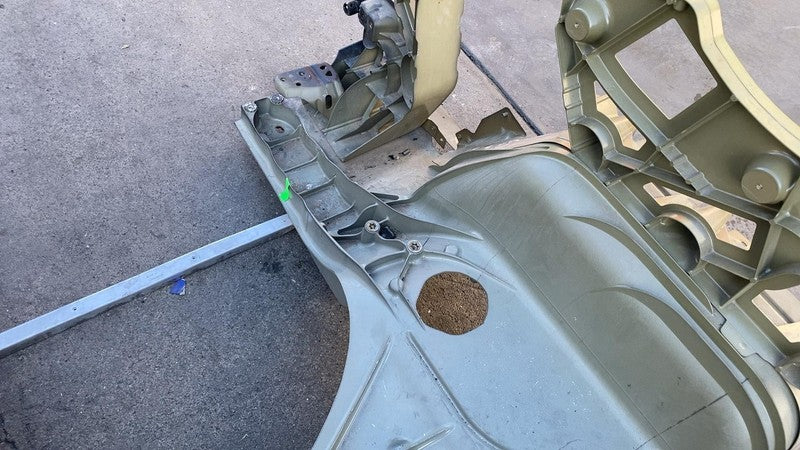 2128750 ST A 2024-2025 Tesla Cybertruck Rear Cast Under Body Frame Structure (DAMAGE PRESENT)