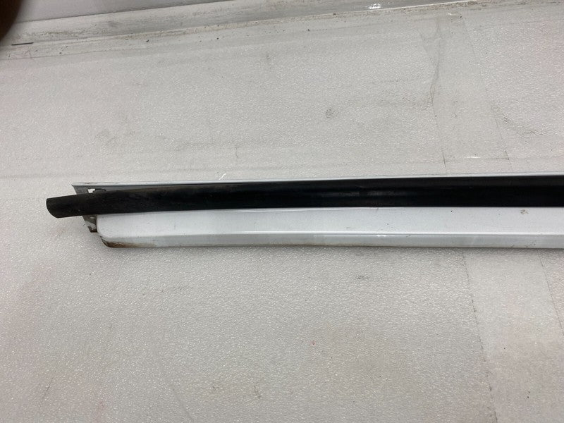 101221500F ⭕12-23 Model S Left Rocker Panel Scuff Plate Molding w/ Rubber Seal 1012215-00-F