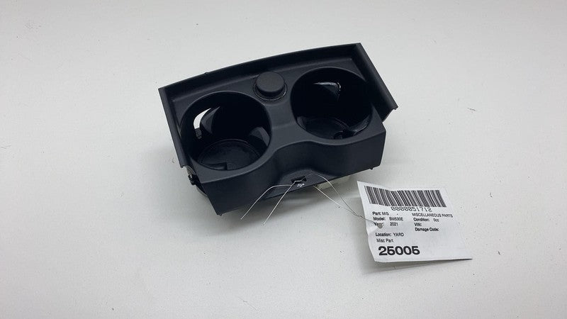 51166801508 2017-2023 BMW 530e G30 Front Center Console Dual Drink Cup Holder Tray Panel OEM