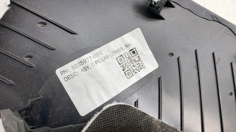 ⭕2016-2020 Tesla Model X Rear Right C-Pillar Lower Trim Cover Panel 10