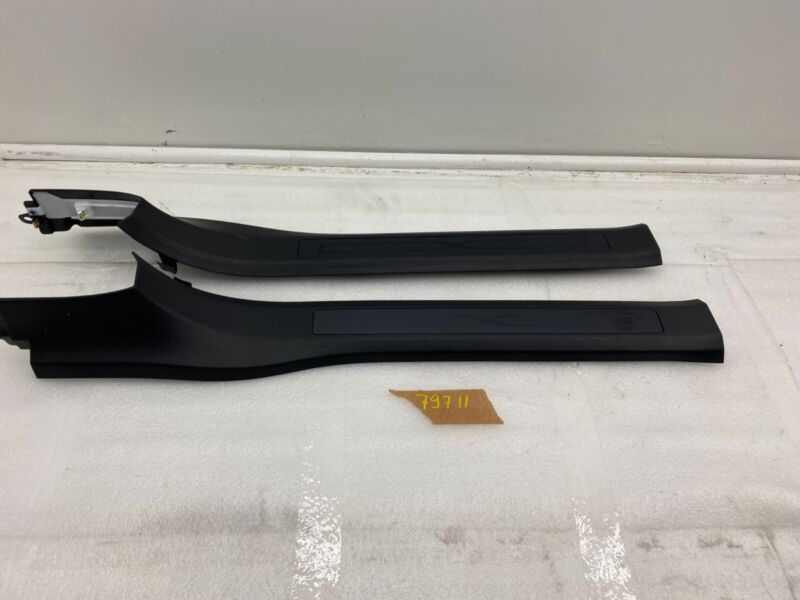 1496499 00 A ⭕16-20 Tesla Model X Front Left & Right Door Sill Trim 1496499-00-A/1496500-00-A
