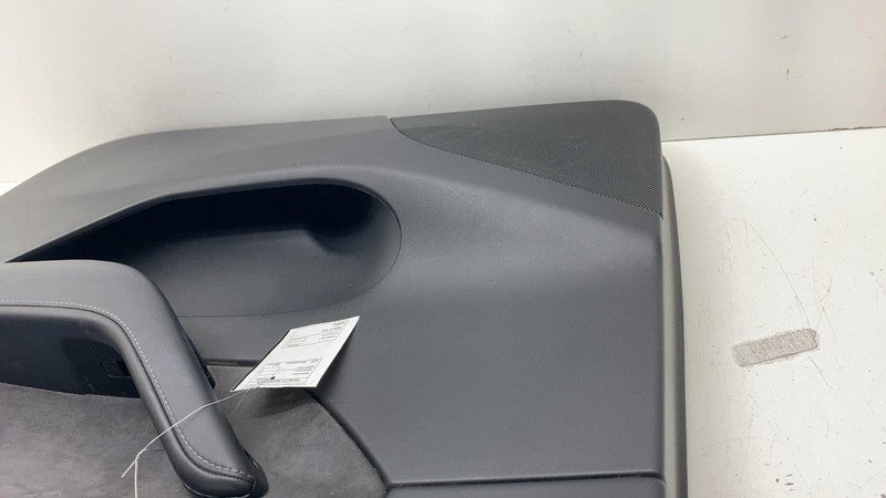 ⭕ 20-21 Tesla Model Y Front Right Door Panel Trim Card Cover Black 149