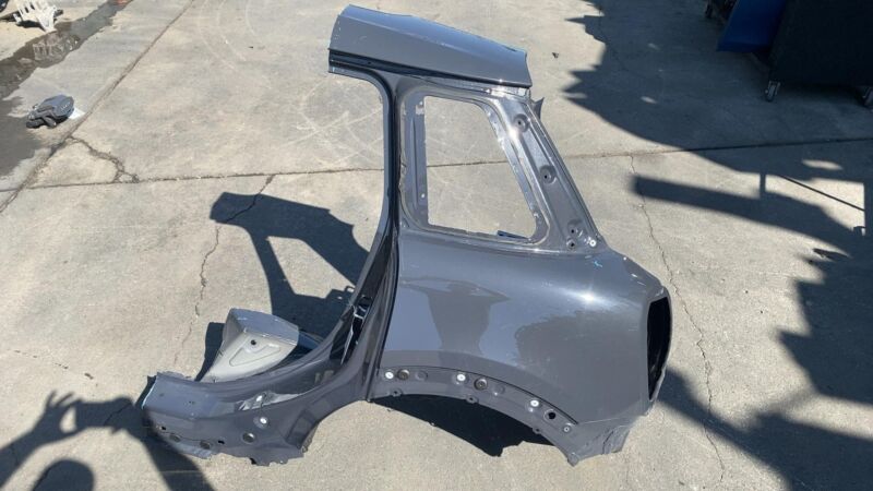 ⭕2015-2020 Mini Cooper S Rear Left Quarter Body Side Panel Structural Frame Gray