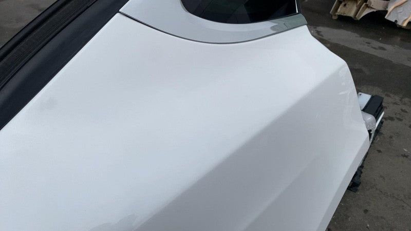 ⭕ 16-20 Tesla Model X Rear Passenger Side Quarter Panel Cutout Right White PPSW