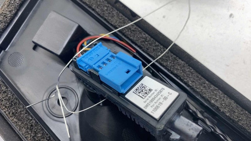 ⭕17-23 Model 3 Right B-Pillar Applique Glass Trim Molding w/ Camera 11