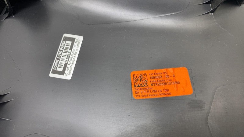 1494623-00-B ⭕ 2020-2024 Tesla Model Y MY Left B-Pillar Lower Trim Cover Panel 1494623-00-B