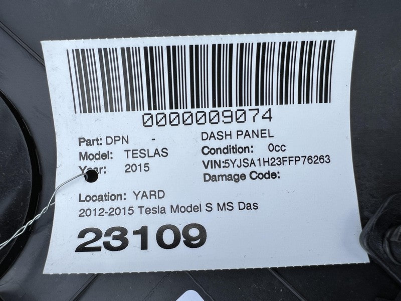 ⭕2012-2015 Tesla Model S Dashboard Instrument Panel Dash Trim Cover 10