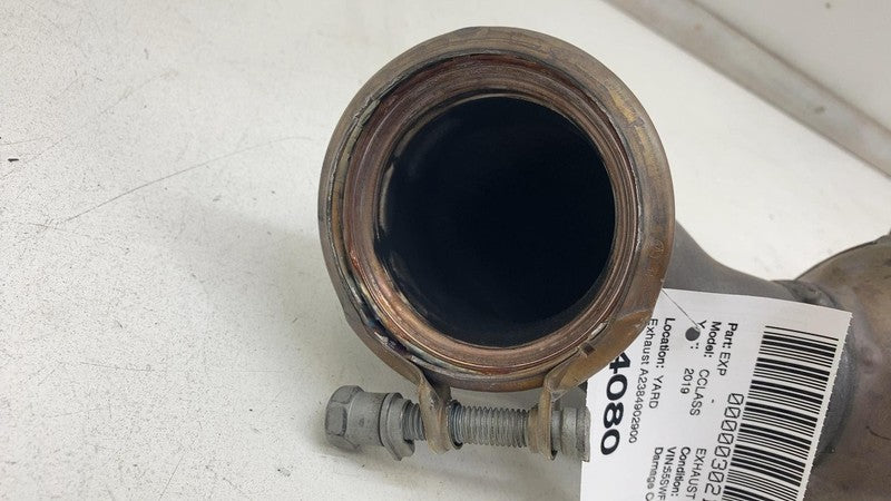 ⭕ 16-19 Mercedes  C300 W205 Front Exhaust System Downpipe Header Manifold OEM