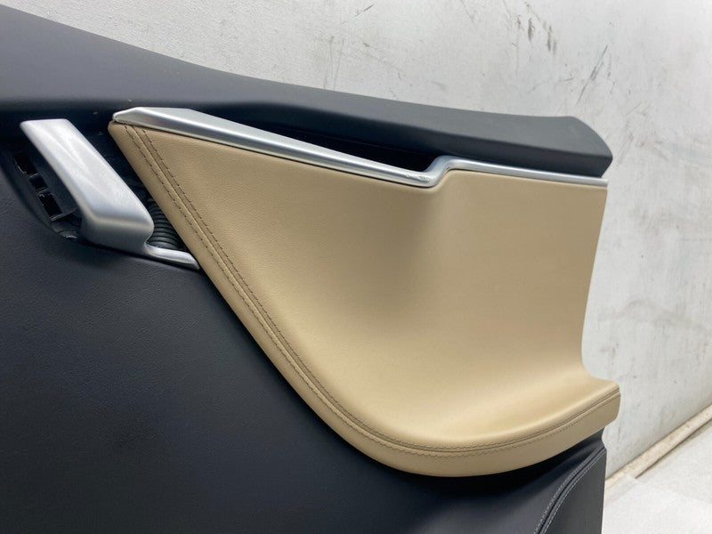 100810512L ⭕12-20 Tesla Model S Rear Passenger Side Door Panel Trim Card Right 1008105-12-L