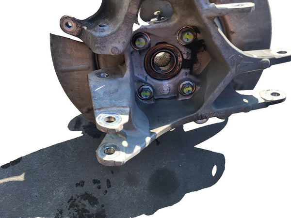 ⭕ 12-15 Model S Rear Driver Side Spindle Knuckle Wheel Hub Left RWD 6007023-00-B