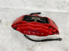 ⭕ 2016-2020 Tesla Model X Front Driver Side Caliper Red w/ Brake Hose Line Left