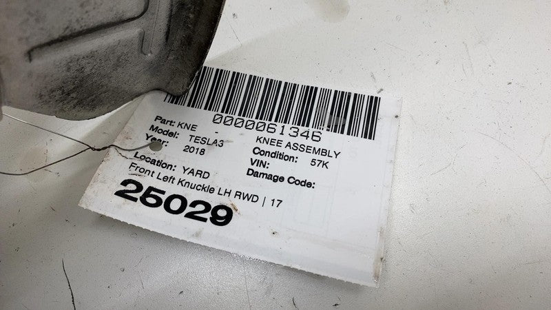 1044311 00 E ⭕ 2017-2023 Tesla Model 3 Front Left Spindle Knuckle w/ Dust Shield 1044311-00-E