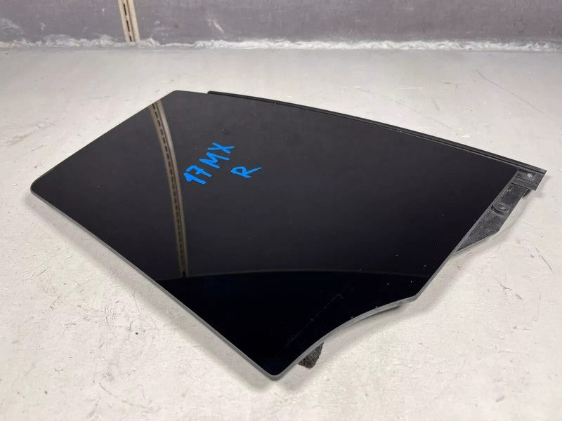 43R004553 ⭕ 2016-2020 Tesla Model X Rear Passenger Side Door Quarter Fixed Glass Right RH