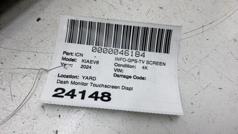 94003CV280 ⭕2022-2024 Kia EV6 Dash Instrument Cluster Navigation Screen Display 94003-CV280