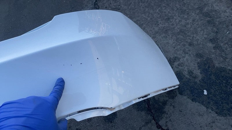 ⭕ 2012-2015 Tesla Model S MS Rear Bumper Cover Assembly White PPSW 600