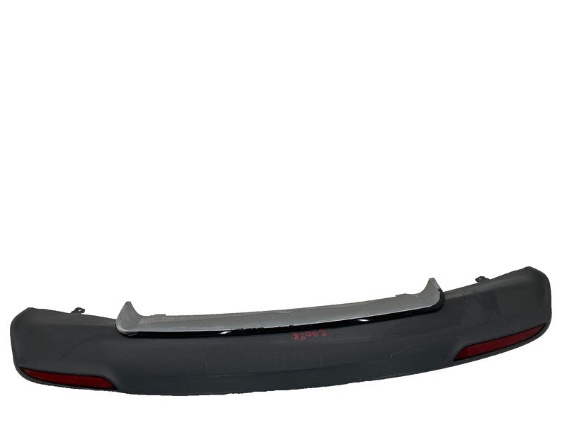 ⭕ 12-15 Tesla Model S Rear Bumper Lower Valance Diffuser w/ Chrome Trim Molding