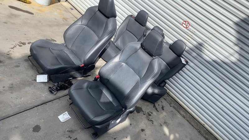 ⭕ 2019 Toyota C-HR Set of  Front & Rear Left & Right Leather Black Seats  - LB20