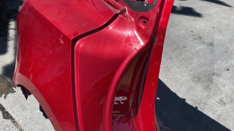 ⭕ 17-20 Tesla Model 3 Rear Right Quarter Panel Structural Frame Cut Red - PPMR