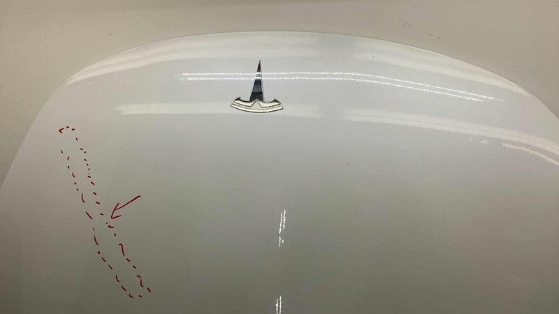 ⭕ 2017-2023 Tesla Model 3 M3 Front Hood Bonnet Shell Panel Cover Assy White PPSW