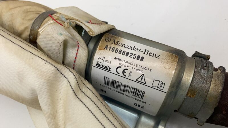 A1668602500 2016-2019 Mercedes-Benz GLE350 Passenger Side Roof Curtain SRS Airbag Right Assy