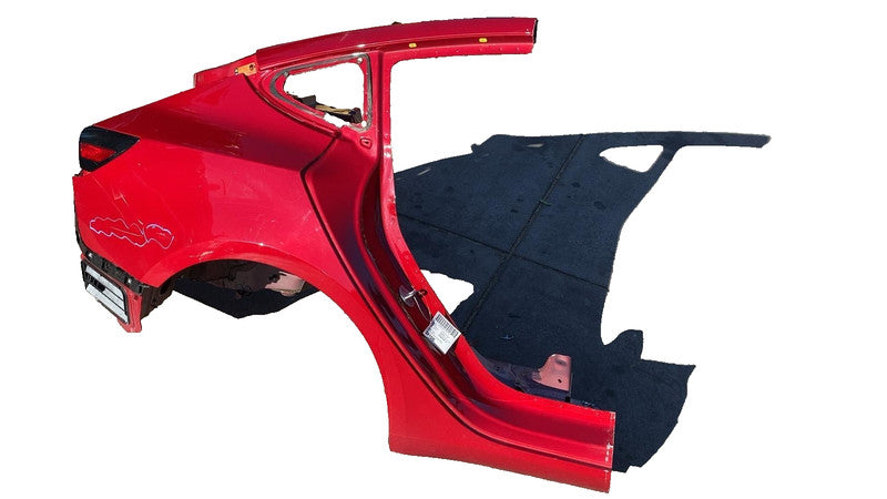 ⭕ 2017-2020 Tesla Model 3 Rear Right Quarter Panel Structural Frame Cut Red PPMR