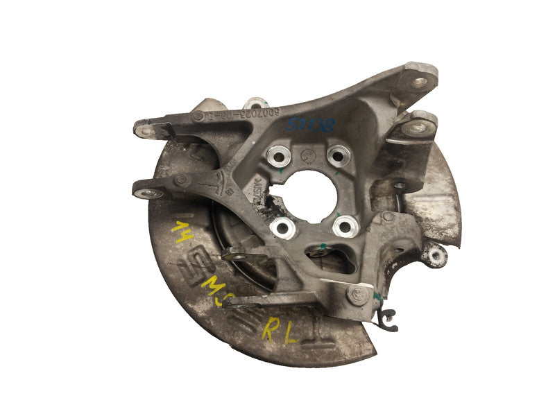 ⭕12-15 Model S Rear Driver Side Spindle Knuckle w/ Dust Shield Left 6007023-00-B